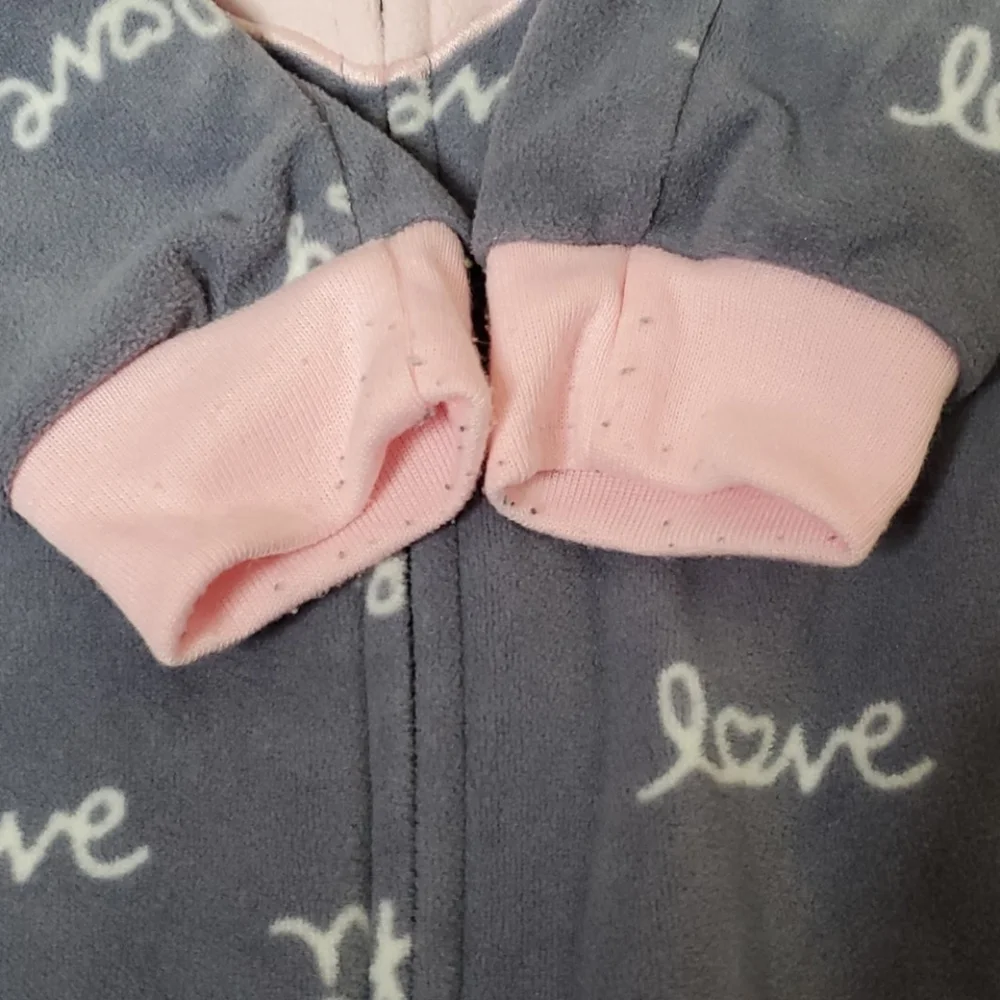 Kid's Carter's Heart Blanket Sleeper